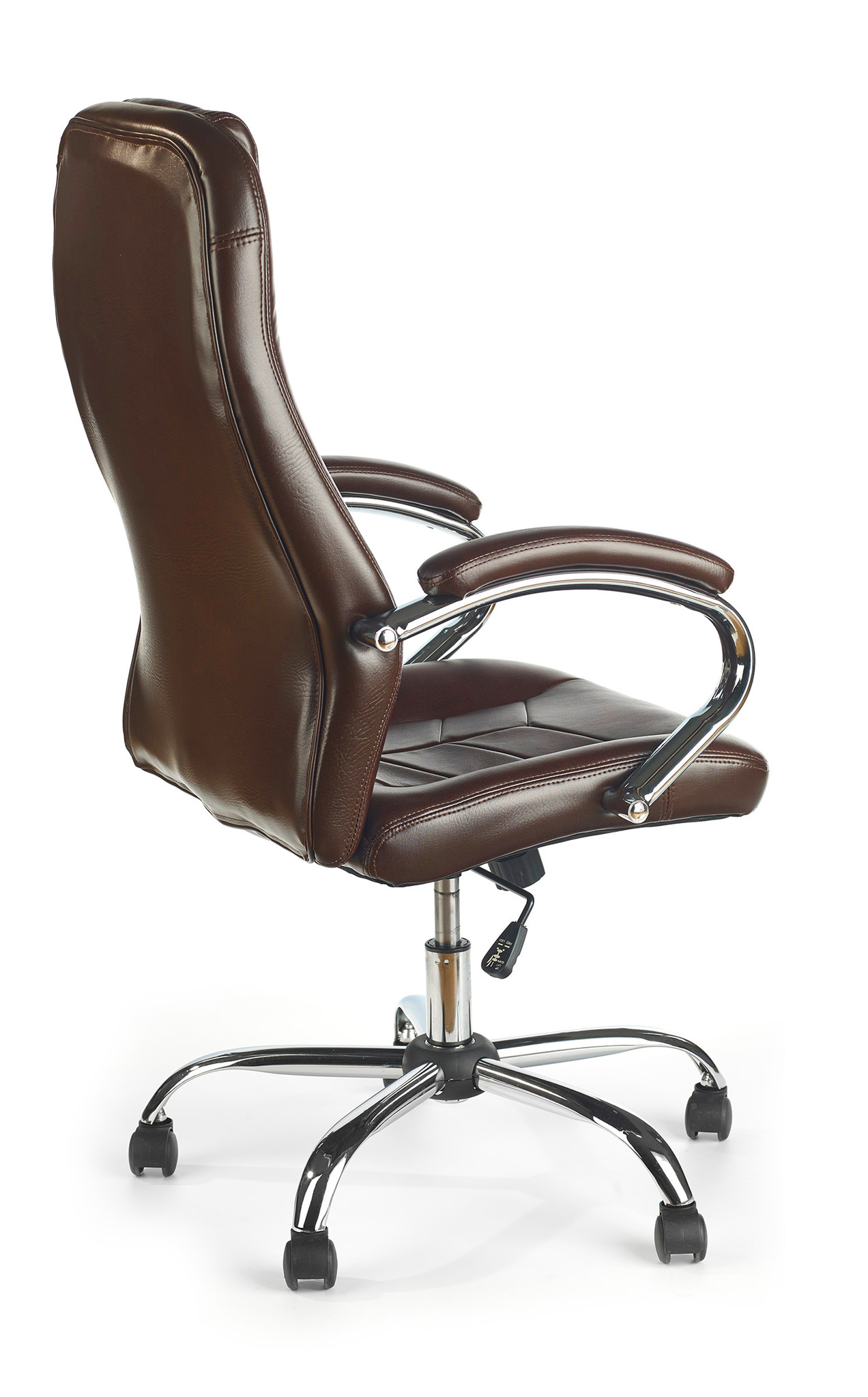 CODY - bureaustoel - 64x111-119x65 cm - bruin