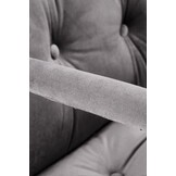 COLIN - bureaustoel - 102-110x57x54 cm - grijs