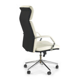 CODY - bureaustoel - 60x117-124x63 cm - wit zwart