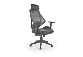 HASEL - bureaustoel - 68x110-118x78 cm - zwart