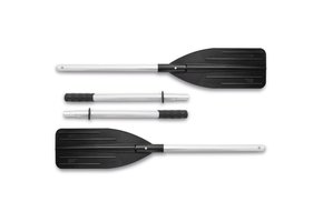 Intex Peddels - aluminium - 137 cm - 1,63 kg - 2 stuks - zwart