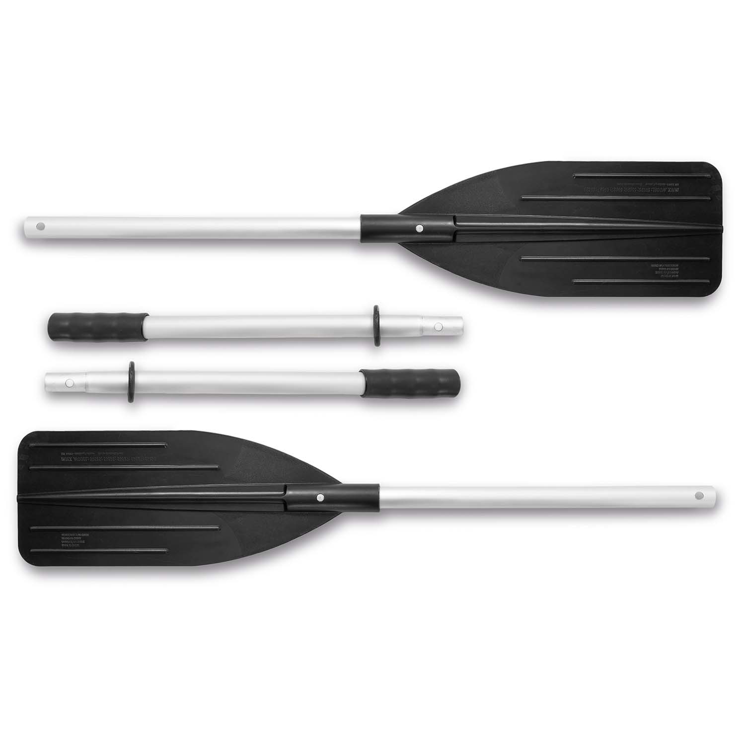 Intex Peddels - aluminium - 137 cm - 1,63 kg - 2 stuks - zwart