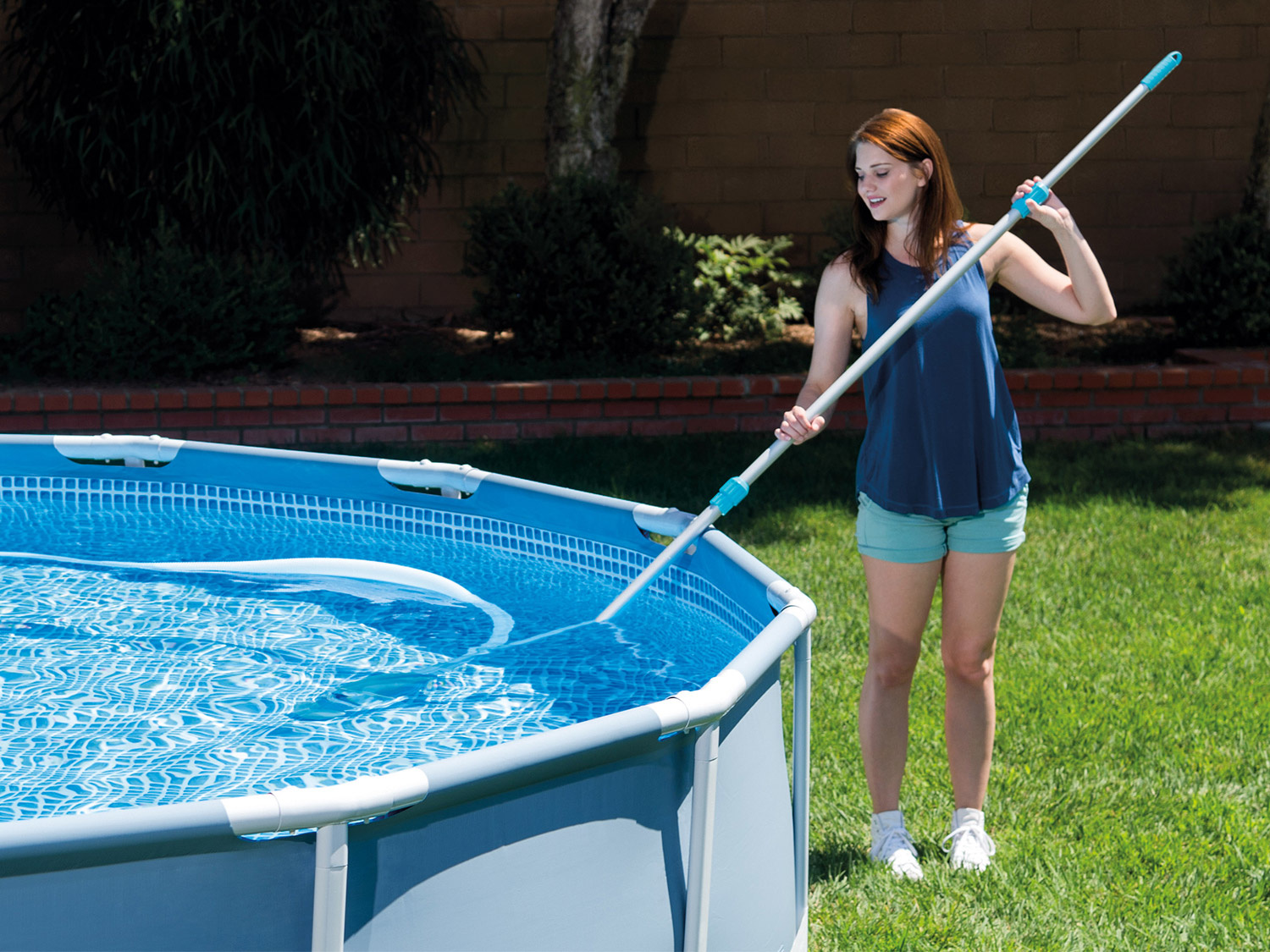 Intex - zwembad stofzuiger - stoklengte 279 cm - slang 750 cm