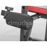 Halterbank - verstelbaar - 122x160x114cm - tot 200 kg - zwart