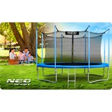 Trampoline - 404 cm - 13ft - met net - tot 150 kg - lichtblauw