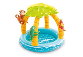 Intex - babyzwembad - ⌀102x86 cm - 45L - tropisch eiland