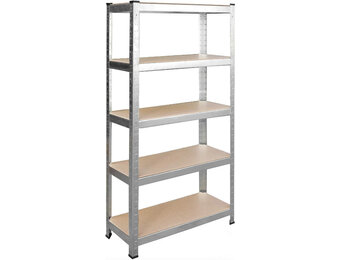 Opbergrek - 150x75x30 cm - Dik MDF-bord - Metaal