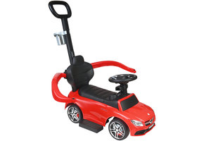 Duwauto - Mercedes C63 - Veiligheidshekje - Rood