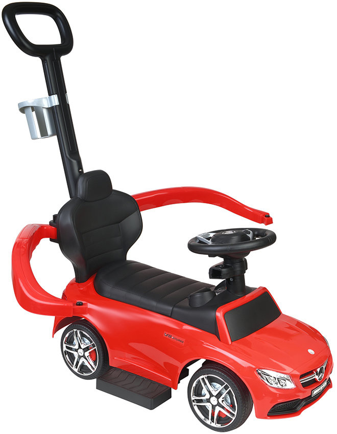 Duwauto - Mercedes C63 - Veiligheidshekje - Rood