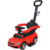 Duwauto - Mercedes C63 - Veiligheidshekje - Rood