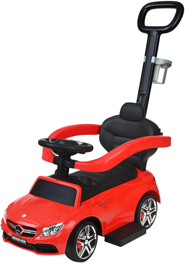 Duwauto - Mercedes C63 - Veiligheidshekje - Rood