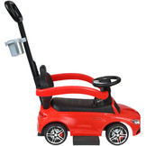 Duwauto - Mercedes C63 - Veiligheidshekje - Rood