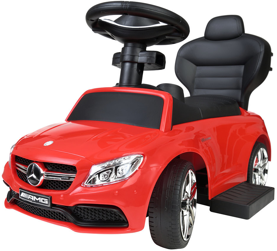 Duwauto - Mercedes C63 - Veiligheidshekje - Rood