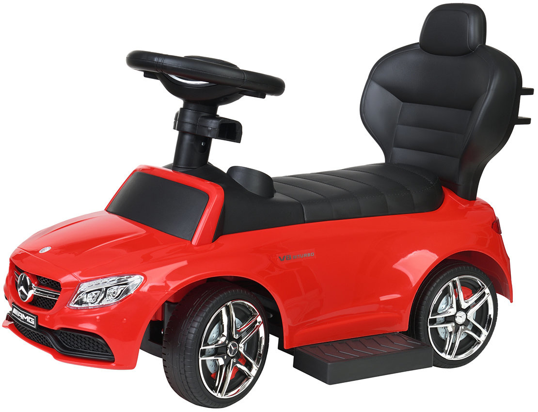 Duwauto - Mercedes C63 - Veiligheidshekje - Rood