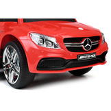Duwauto - Mercedes C63 - Veiligheidshekje - Rood