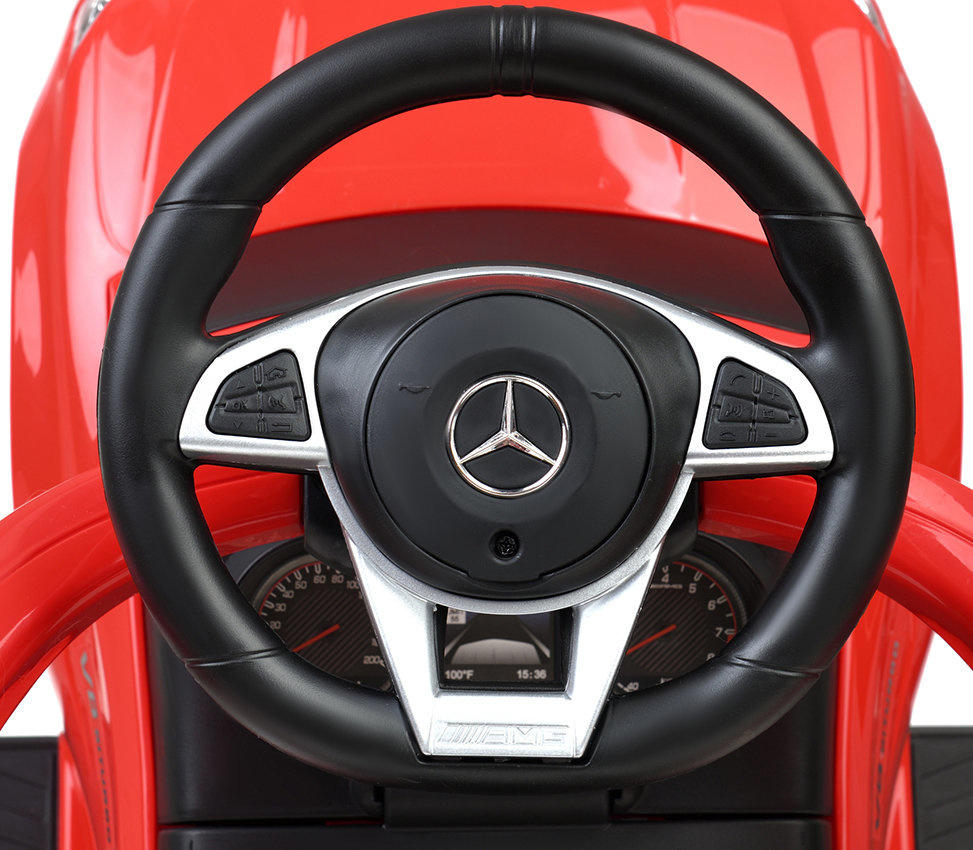 Duwauto - Mercedes C63 - Veiligheidshekje - Rood