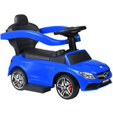 Duwauto Mercedes C63 - 3in1 - Veiligheidshekje - Blauw