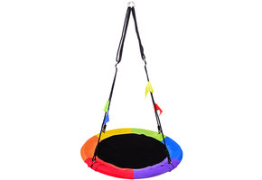 Nestschommel 110 cm - Regenboog - Waterafstotend