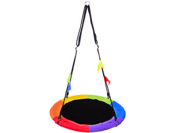 Nestschommel 110 cm - Regenboog - Waterafstotend