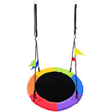 Nestschommel 110 cm - Regenboog - Waterafstotend