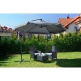 Zweefparasol - 300cm - Verstelbaar en Waterdicht - Zwart