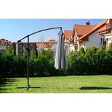 Zweefparasol - 300cm - Verstelbaar en Waterdicht - Zwart