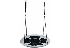 Nestschommel - 100 cm - Kraaienontwerp - Grijs