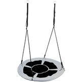 Nestschommel - 100 cm - Kraaienontwerp - Grijs