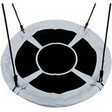 Nestschommel - 100 cm - Kraaienontwerp - Grijs