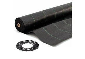 Anti-worteldoek - 0.8x50m - waterdoorlatend - 70 gram