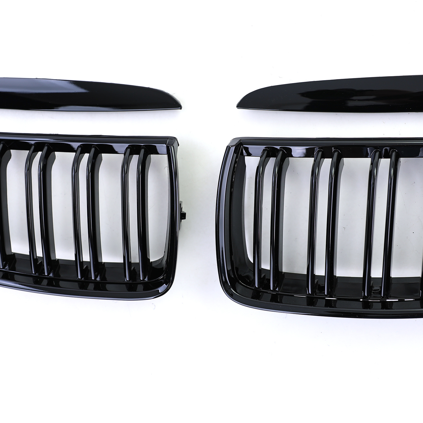 Grill nieren - BMW 3 Serie E90 E91 - Sportieve look - Zwart glans