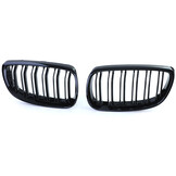 Grill nieren - BMW 3 Serie E92 E93 - Dubbele stang - Glans zwart