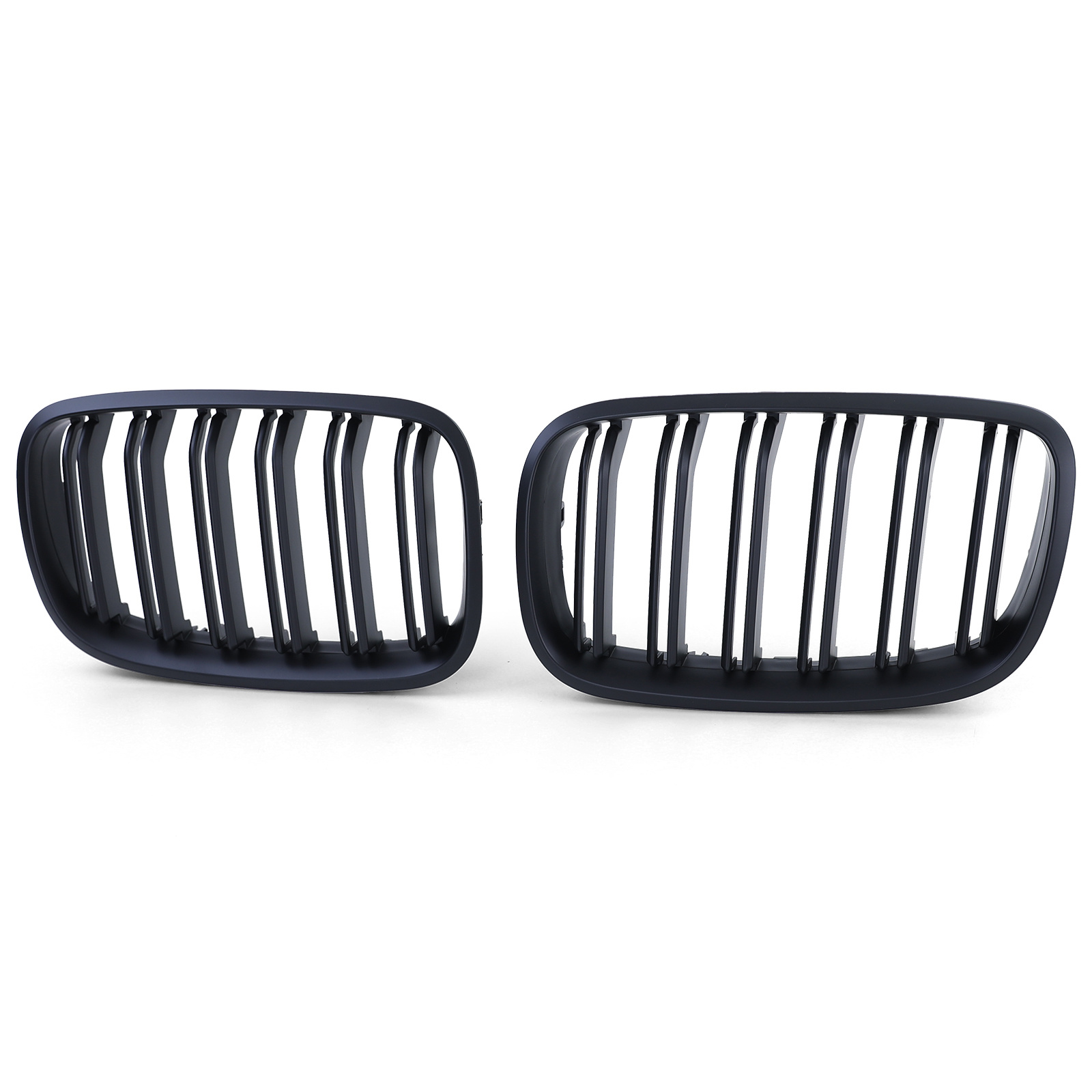 Grill nieren geschikt voor BMW X5 E70 X6 E71 - Dubbele stang - Performance zwart mat
