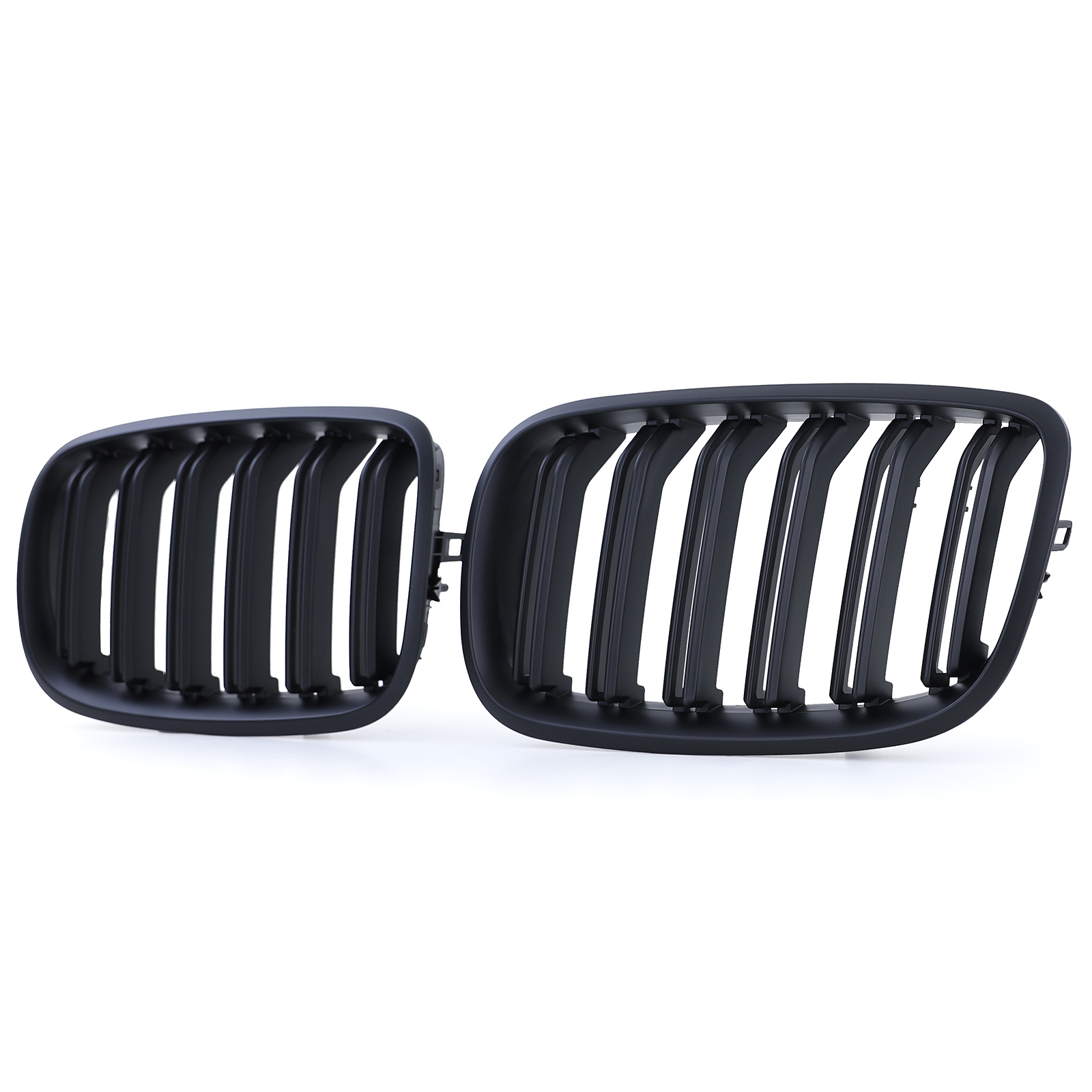 Grill nieren geschikt voor BMW X5 E70 X6 E71 - Dubbele stang - Performance zwart mat