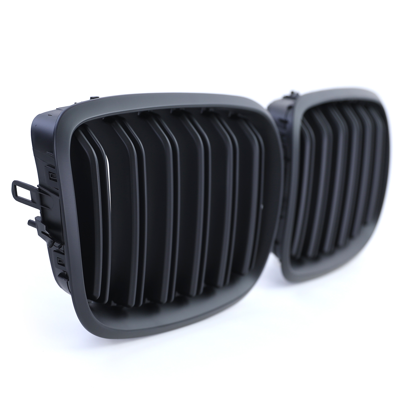 Grill nieren geschikt voor BMW X5 E70 X6 E71 - Dubbele stang - Performance zwart mat