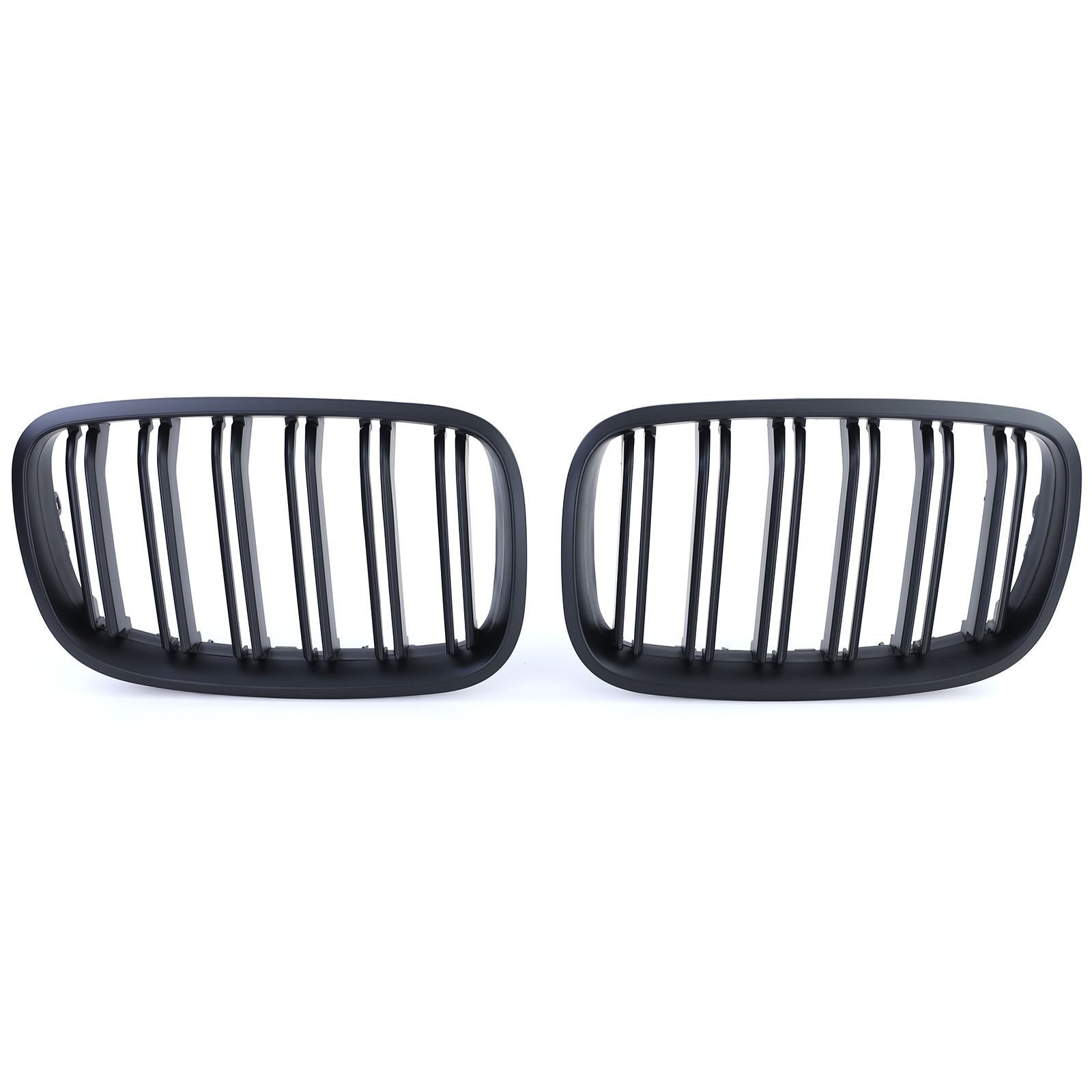 Grill nieren - BMW X5 E70 X6 E71 - Dubbele stang - Performance zwart mat