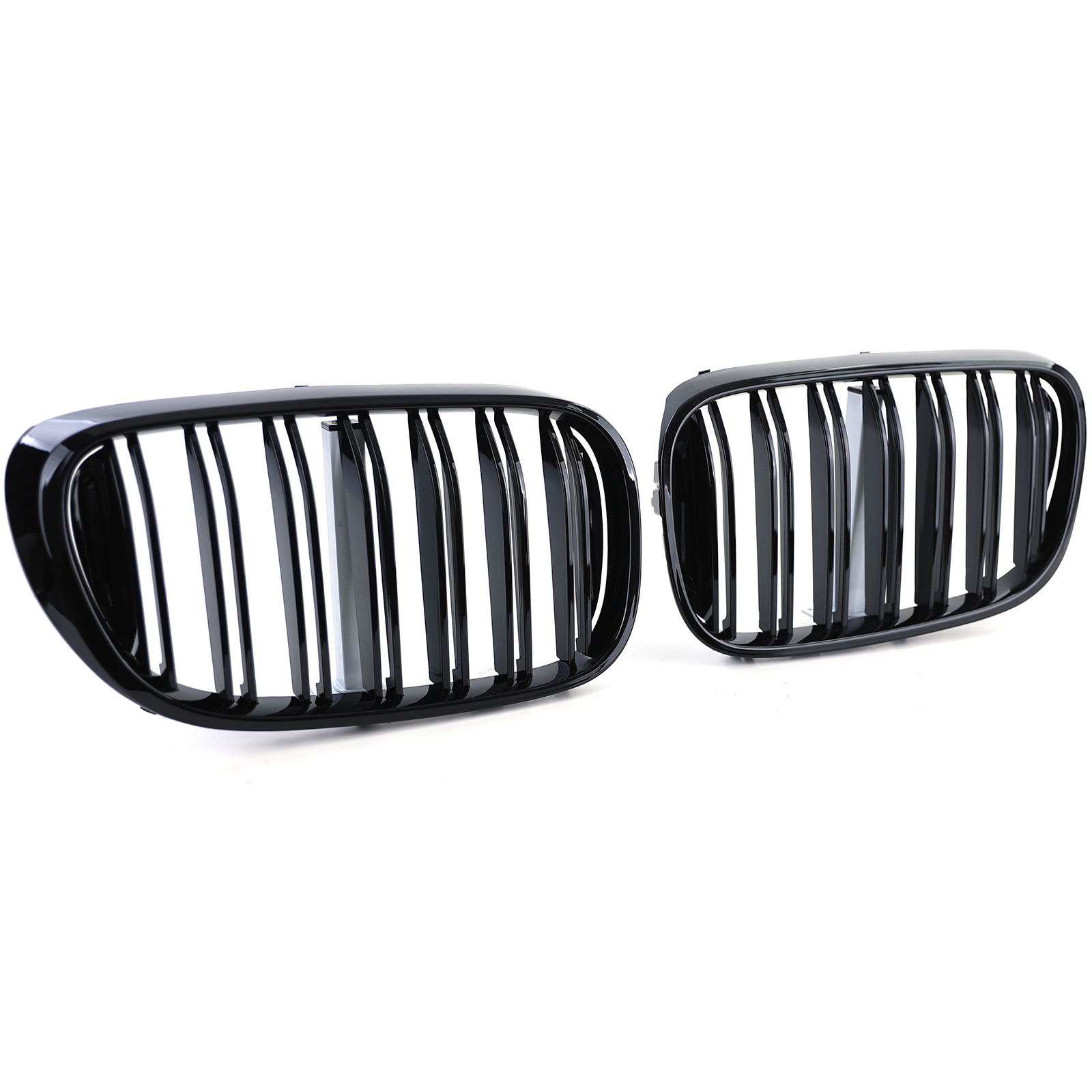 Grill nieren - BMW 7 Serie G11 15-19 - Dubbele stang - Prestatie Zwart (63 Karakters)