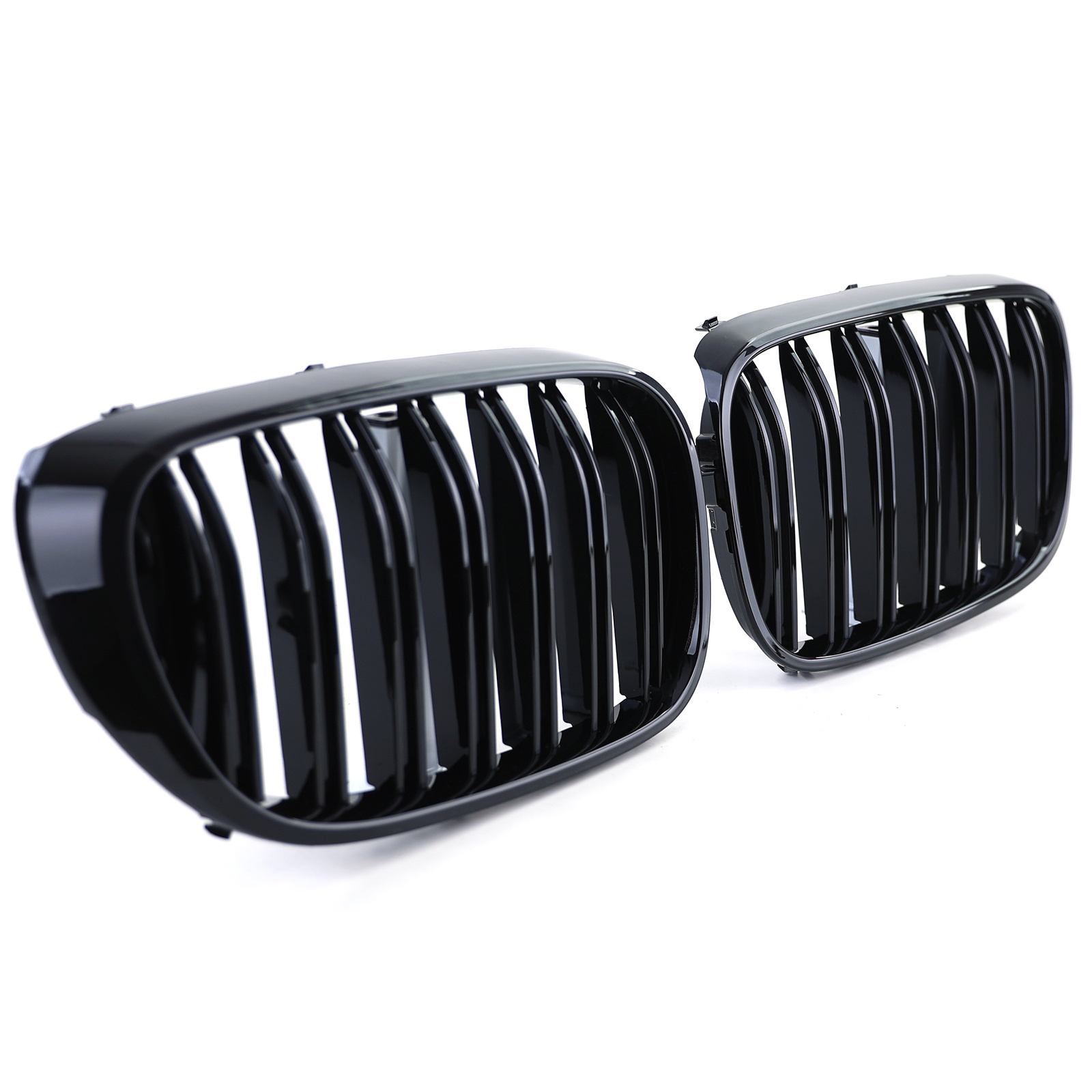 Grill nieren - BMW 7 Serie G11 15-19 - Dubbele stang - Prestatie Zwart (63 Karakters)
