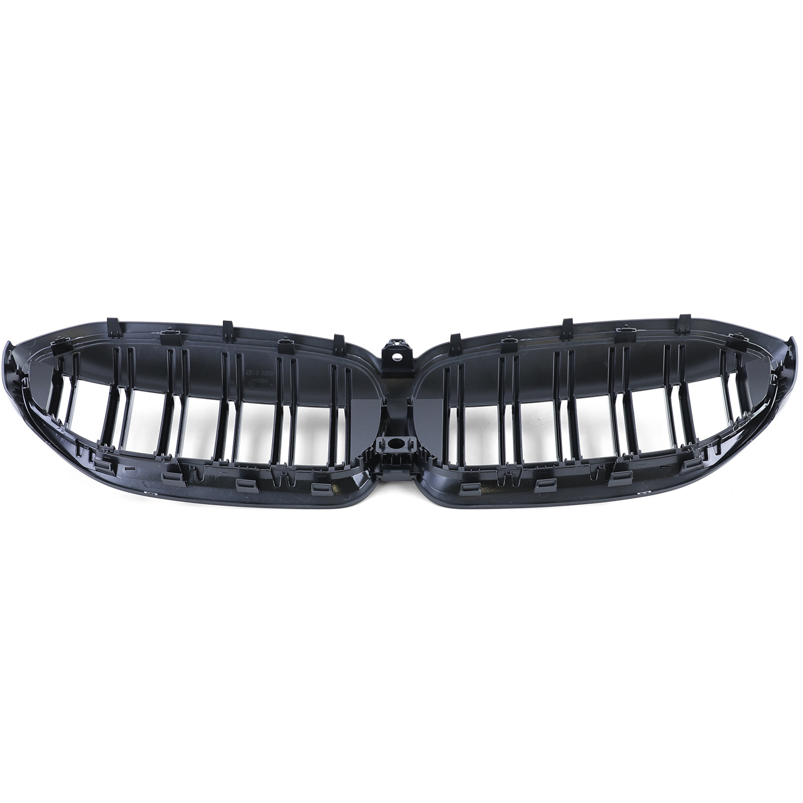 Grill Nieren geschikt voor BMW 3 Serie G20 G21 - Dubbele stang - Zwart glans