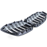 Grill Nieren geschikt voor BMW 3 Serie G20 G21 - Dubbele stang - Zwart glans
