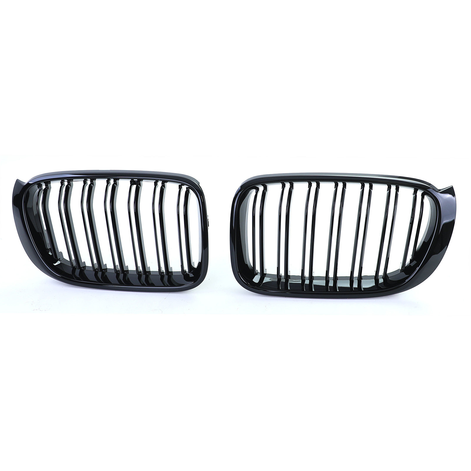 Grill nieren geschikt voor BMW X3 F25 X4 F26 - Dubbele stang - Zwarte glans