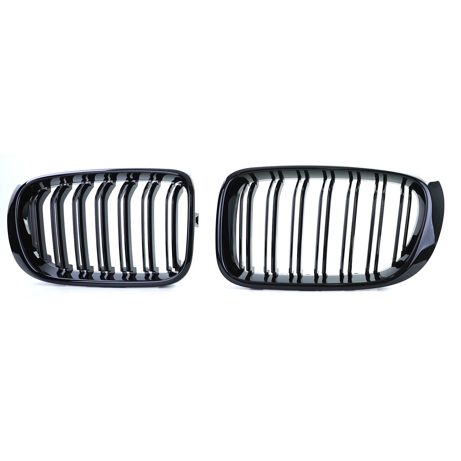 Grill nieren geschikt voor BMW X3 F25 X4 F26 - Dubbele stang - Zwarte glans
