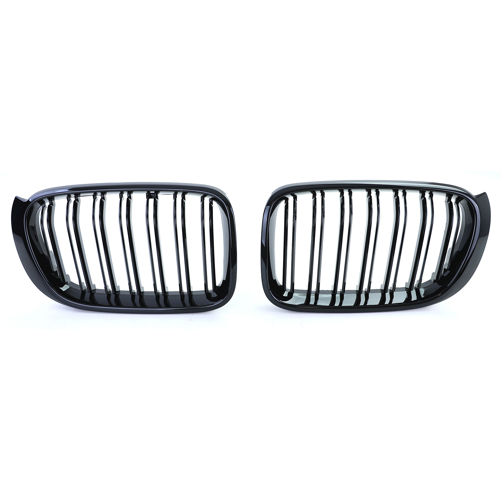 Grill nieren geschikt voor BMW X3 F25 X4 F26 - Dubbele stang - Zwarte glans