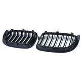 Grill nieren geschikt voor BMW X3 F25 X4 F26 - Dubbele stang - Zwarte glans
