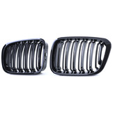 Grill nieren geschikt voor BMW 3 Serie E46 98-01 - Sportieve look - Dubbele brug