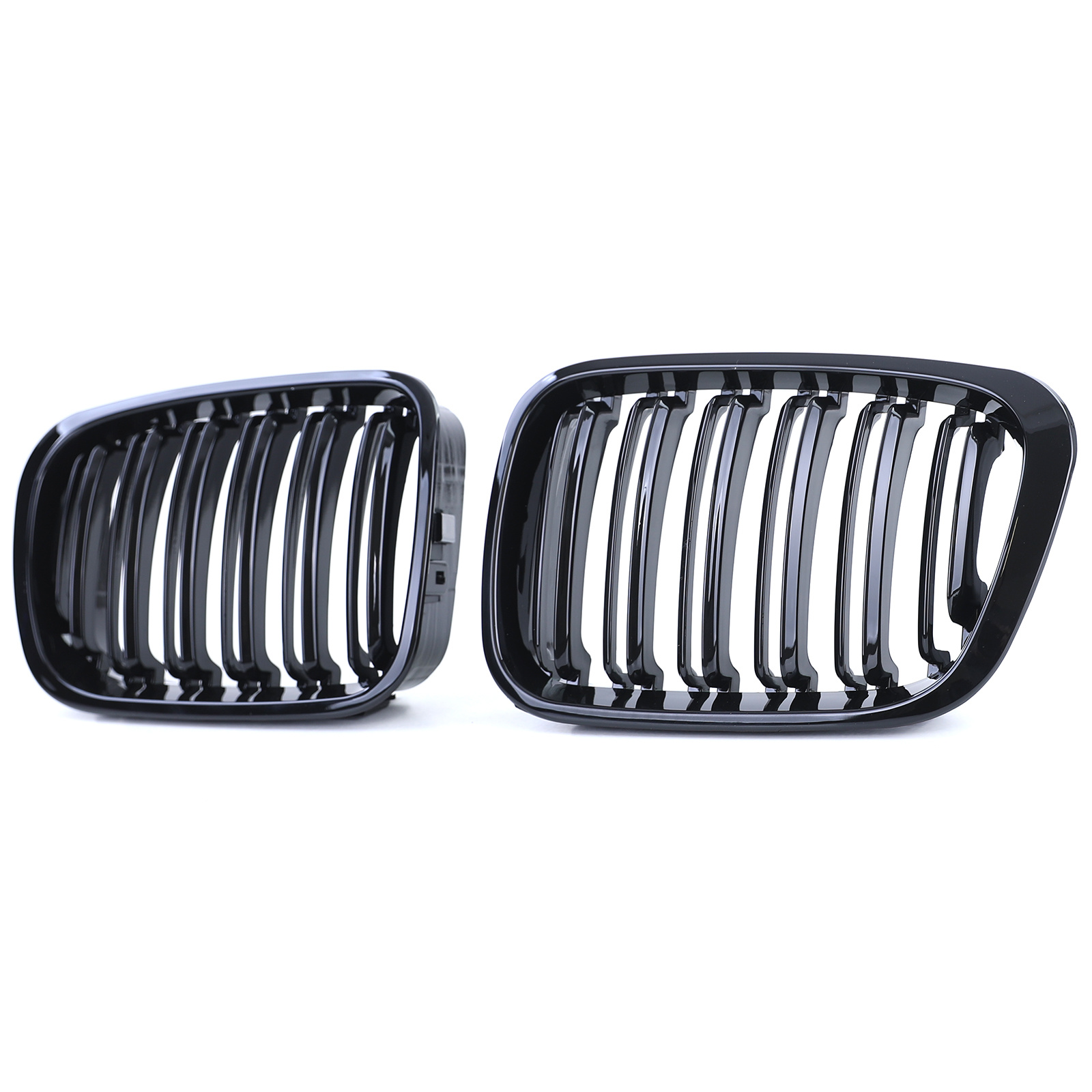 Grill nieren geschikt voor BMW 3 Serie E46 98-01 - Sportieve look - Dubbele brug