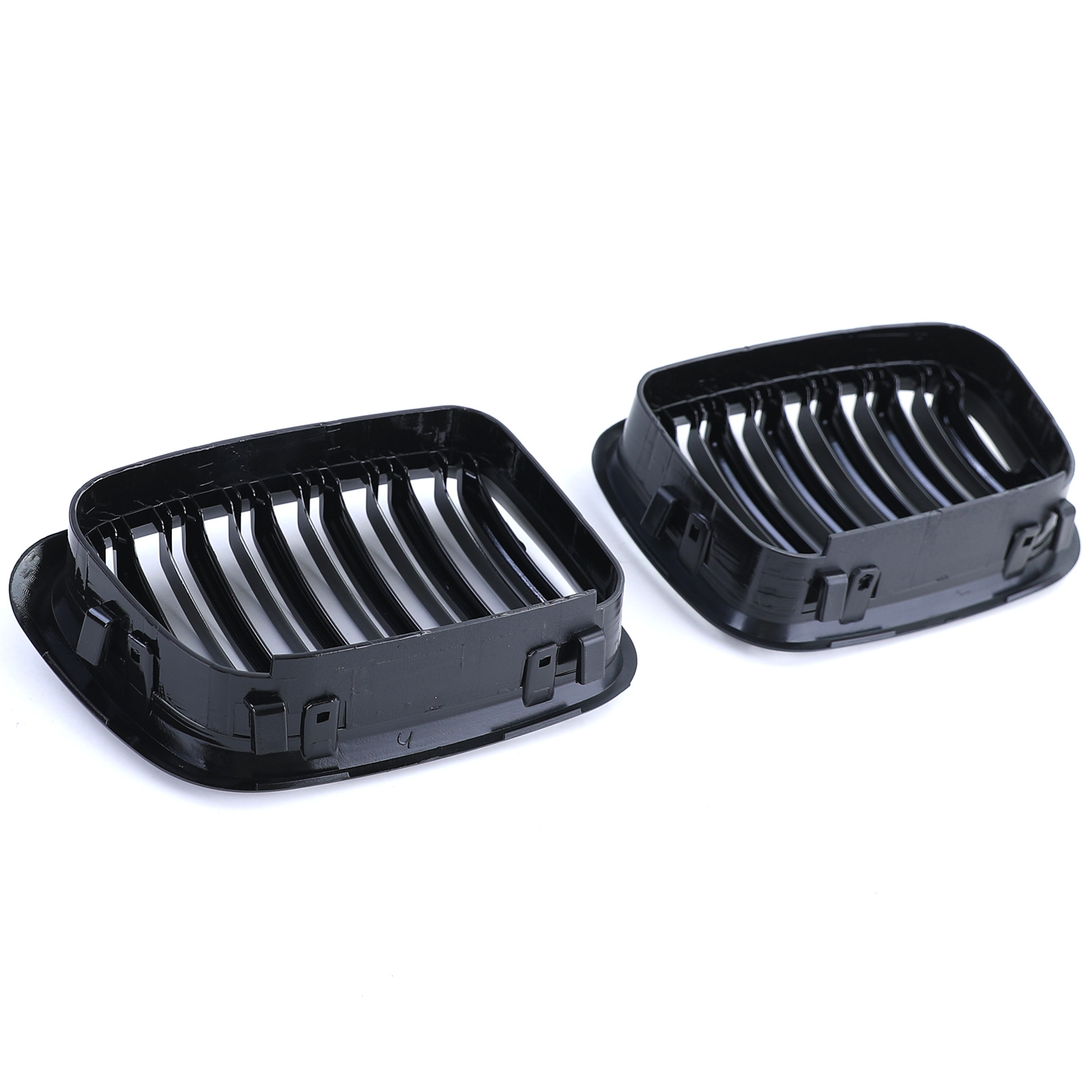 Grill nieren geschikt voor BMW 3 Serie E46 98-01 - Sportieve look - Dubbele brug