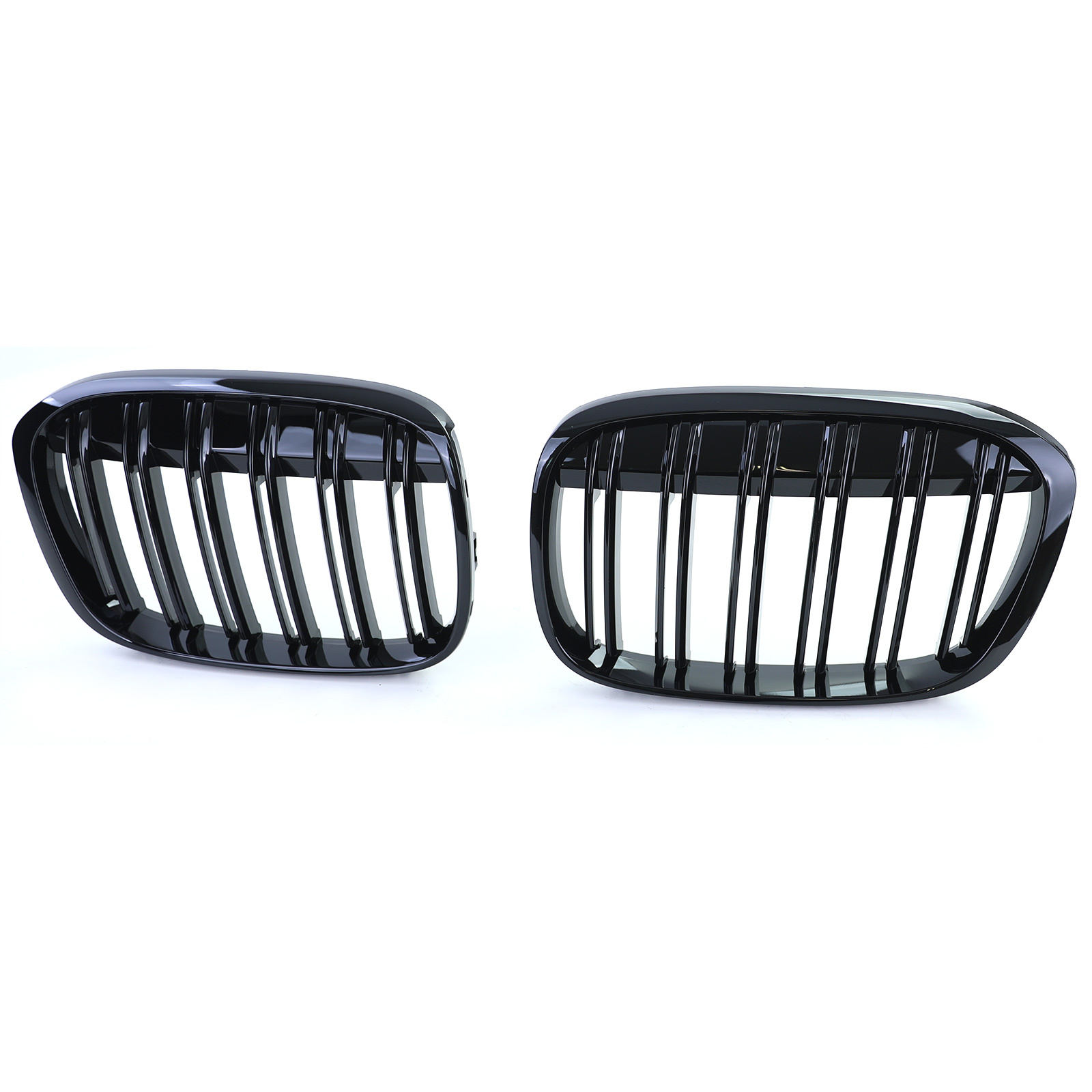 Grill nieren geschikt voor BMW X1 F48 14-19 - Sportief design - Zwarte glans
