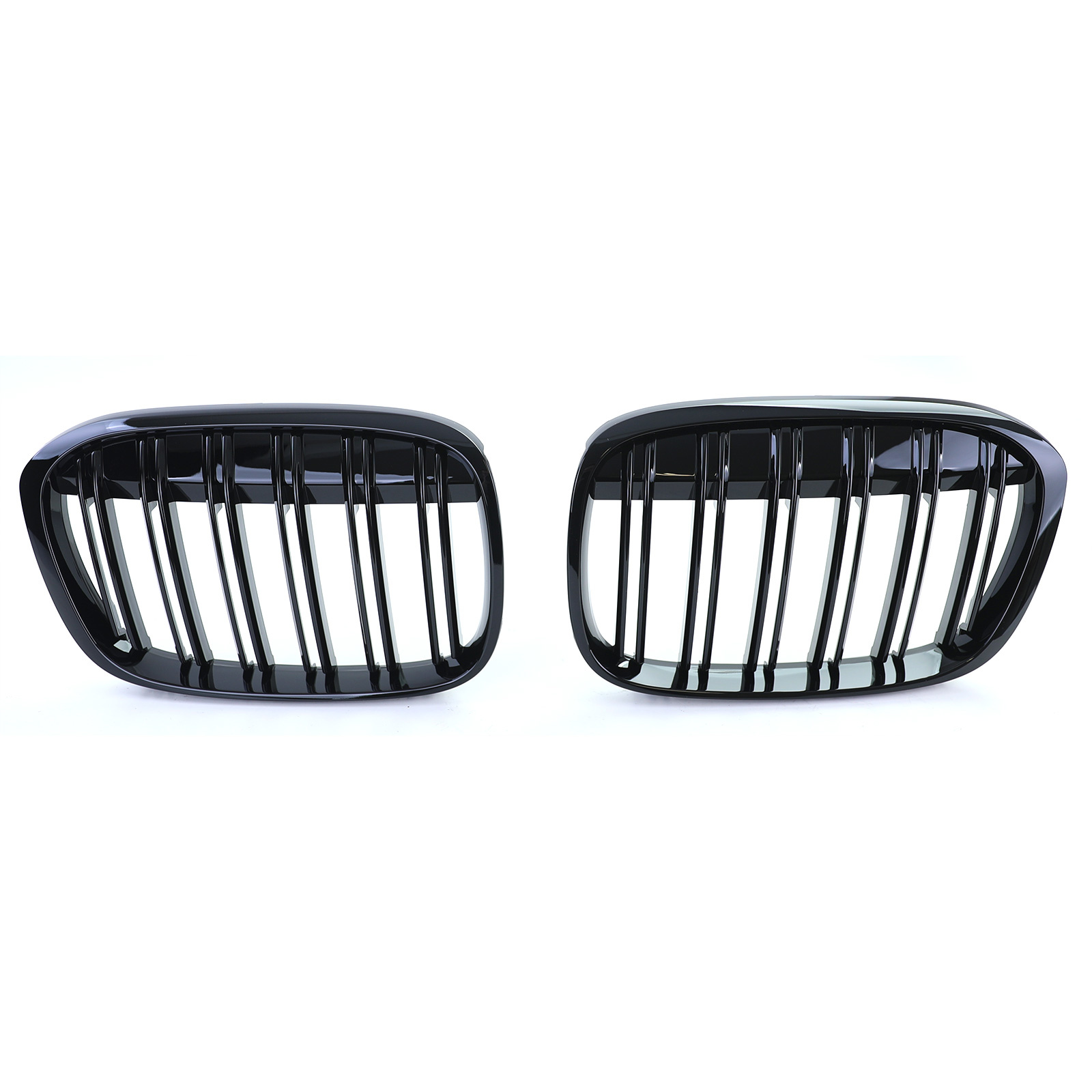 Grill nieren - BMW X1 F48 14-19 - Sportief design - Zwarte glans