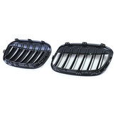 Grill nieren geschikt voor BMW X1 F48 14-19 - Sportief design - Zwarte glans